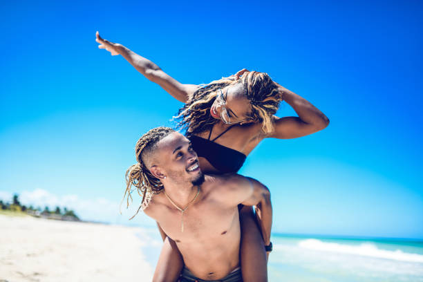 istock Beach Time Happiness And Piggyback Ride 1144448400