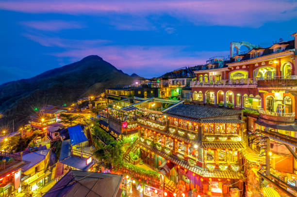 istock Jioufen village, Taipei 1144452752
