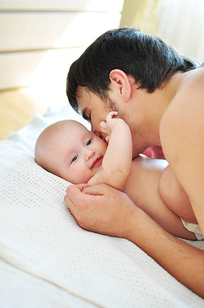 istock Father and baby daughter 114445504