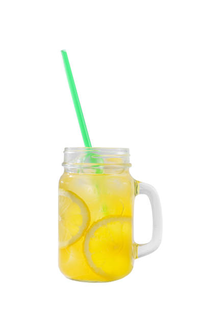istock Summer cocktail on isolated white background 1144455310