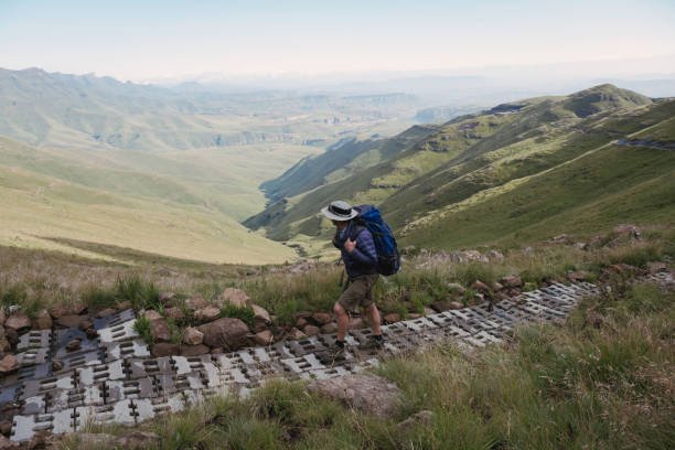 istock Hiking on the trails in the Drakensberg 1144461321