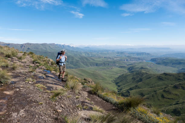 istock Hiking on trails in the Drakensberg Mountains 1144462831