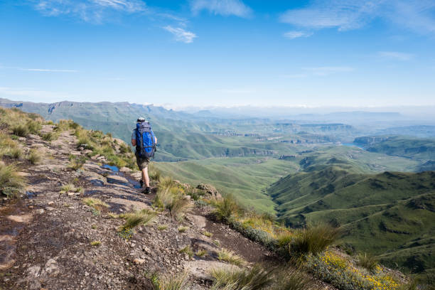 istock Hiking on trails in the Drakensberg Mountains 1144462957