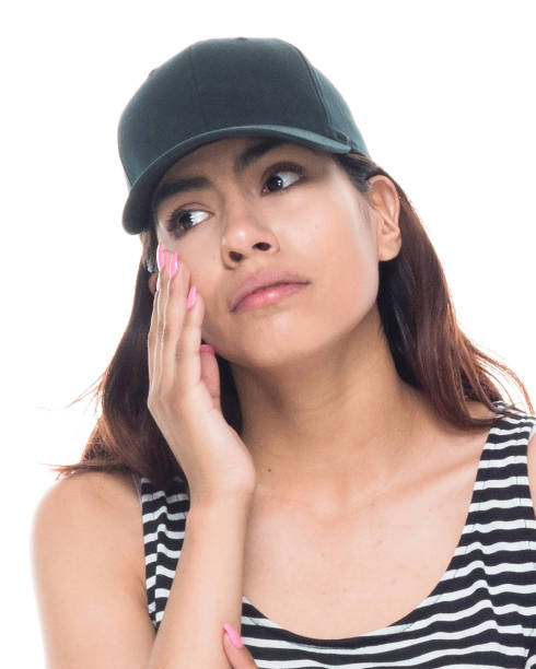 istock Cute latino female is very sad 1144462966