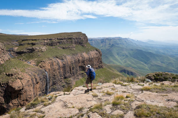 istock Admiring the mountains in the Drakensberg 1144463731
