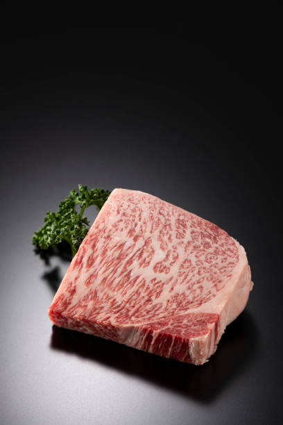 Kuroge Wagyu beef sirloin Kuroge Wagyu beef sirloin miyazaki prefecture stock pictures, royalty-free photos & images