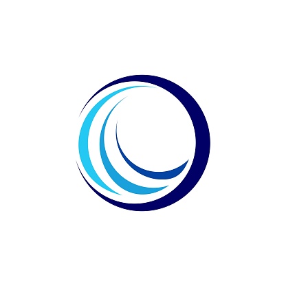 global circle sphere elements logo symbol icon, abstract swirl round logo symbol icon vector design illustration