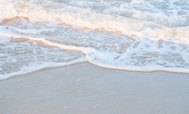 istock Wave & Sand beach background , holiday or relax in summer concept. 1144465006