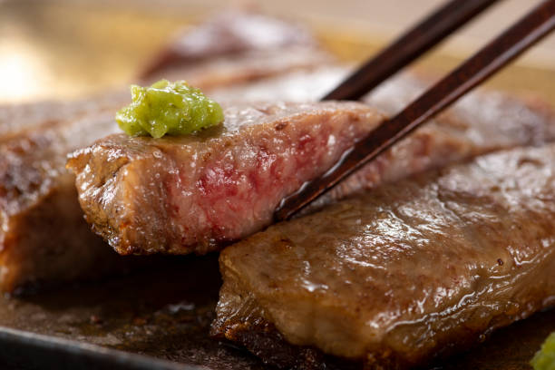 istock Loin steak with chopped wasabi 1144466009