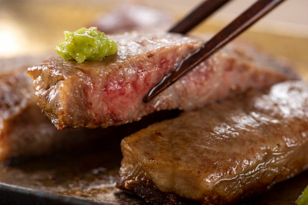 istock Loin steak with chopped wasabi 1144466035
