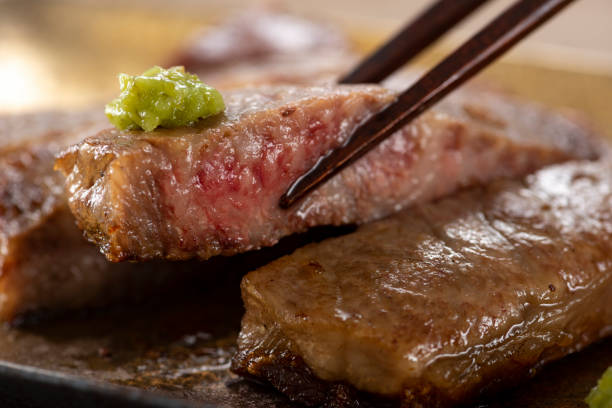 istock Loin steak with chopped wasabi 1144466045
