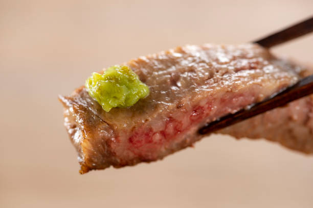 istock Loin steak with chopped wasabi 1144466054