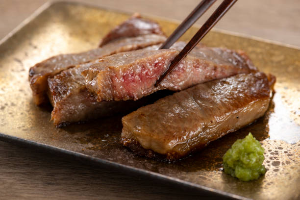 istock Loin steak with chopped wasabi 1144466118