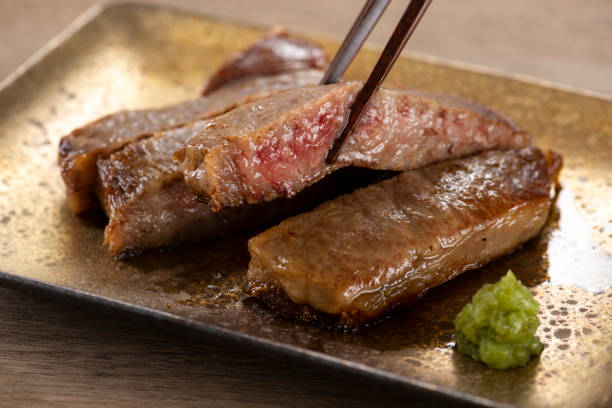 istock Loin steak with chopped wasabi 1144466127