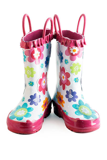 istock Little girl gumboots 114447048
