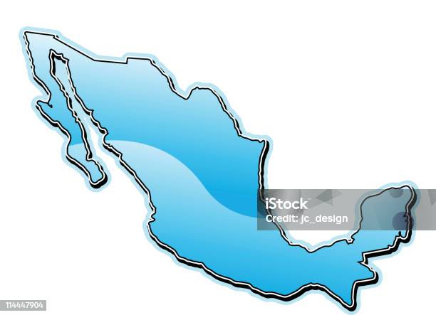Mapa Do México - Arte vetorial de stock e mais imagens de América Latina - América Latina, América do Norte, As Américas