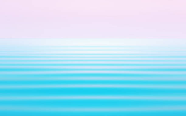 istock Abstract Blue With Pink Seascape Background In Pastel Tones 1144479709