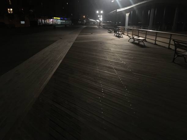 istock Evening at Brighton Beach Boardwalk in Brooklyn, New York, NY. 1144485698