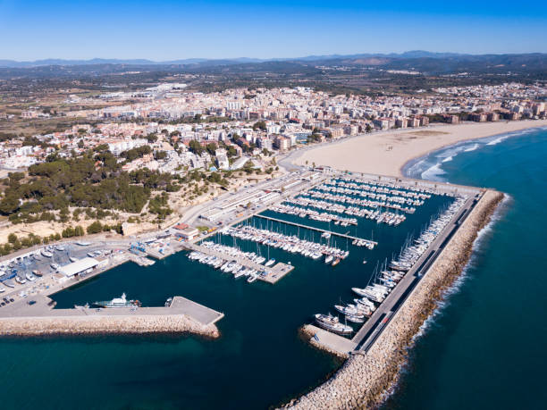 istock View of Torredembarra with marina 1144487518
