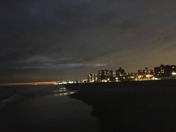 istock Sunset in Spring at Brighton Beach in Brooklyn, New York, NY. 1144490130