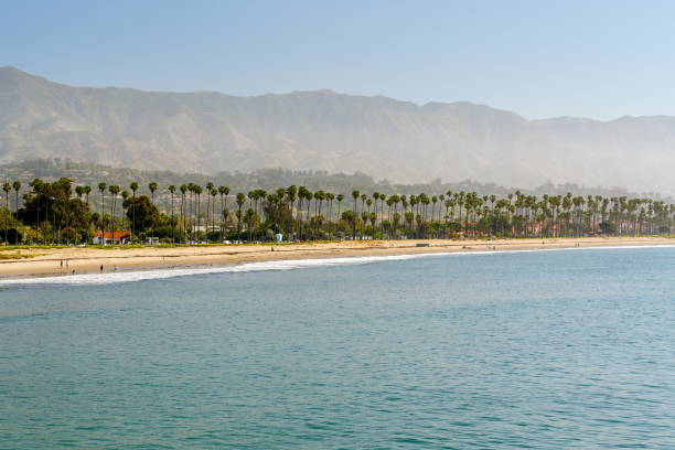 istock Santa Barbara Beach, California. Morning Time, Marine Layer. 1144491189