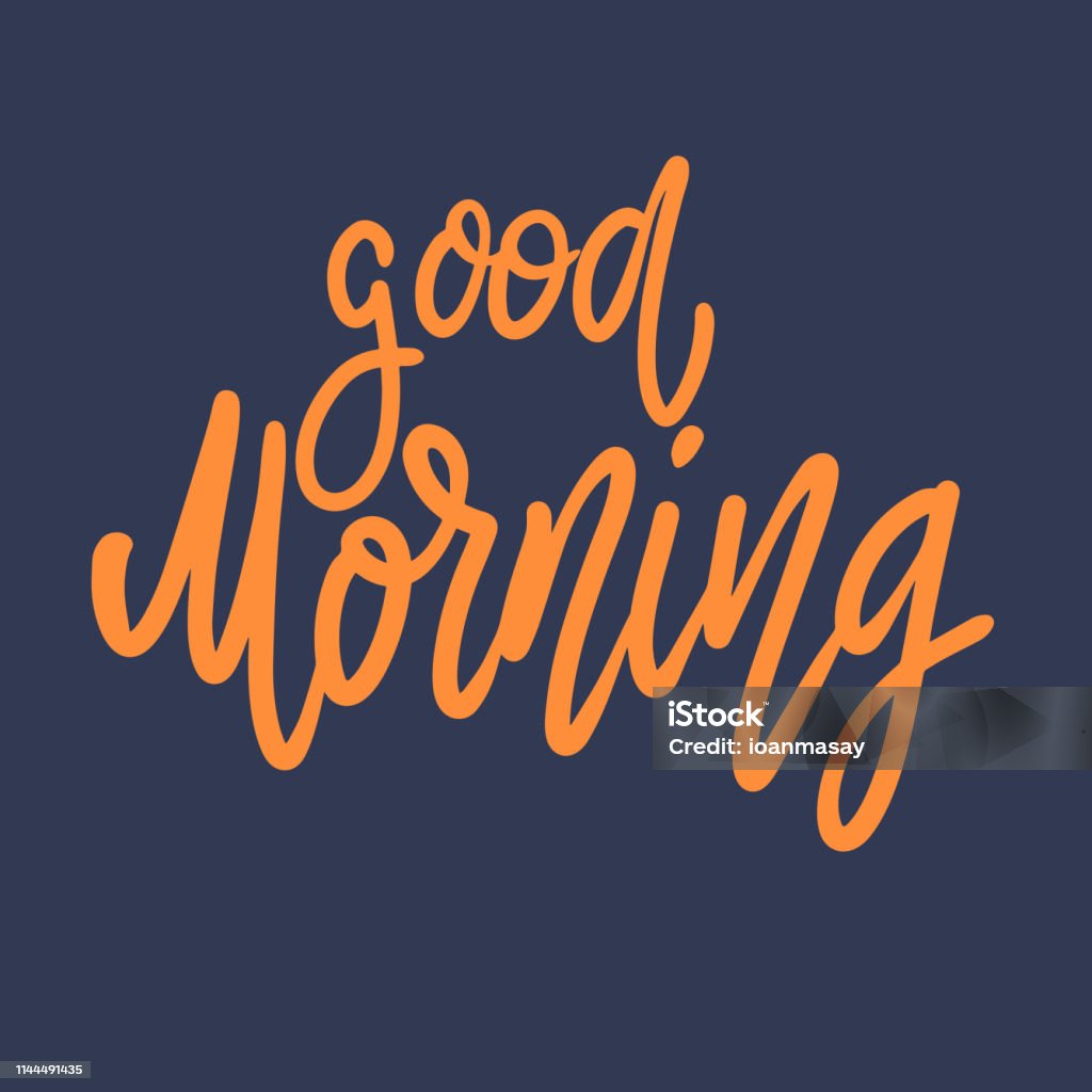 Vetores de Bom Dia Lettering Frase Para Cartão Postal Banner Flyer e mais imagens de Arte - iStock Vetores de Bom Dia Lettering Frase Para Cartão Postal Banner Flyer e mais imagens de Arte - iStock