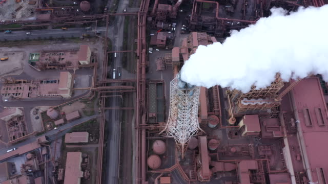 Aerial view of Iron works