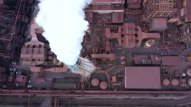 Aerial view of Iron works