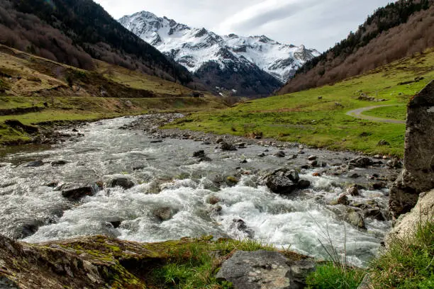 Photo of Pyrenees mountains frontera del Portalet, Huesca, Aragon, in Spain