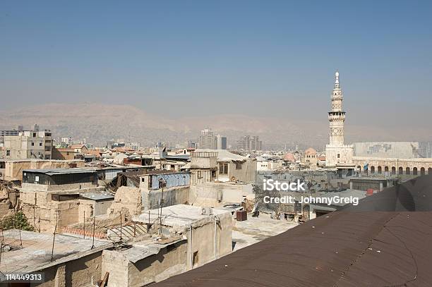 Damascus Rooftop View Stock Photo - Download Image Now - Damascus, Syria, Urban Skyline