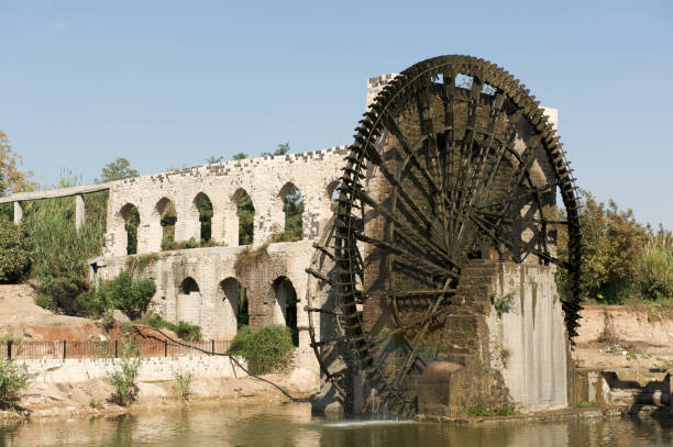 istock Ancient waterwheel and aqueduct 114449376