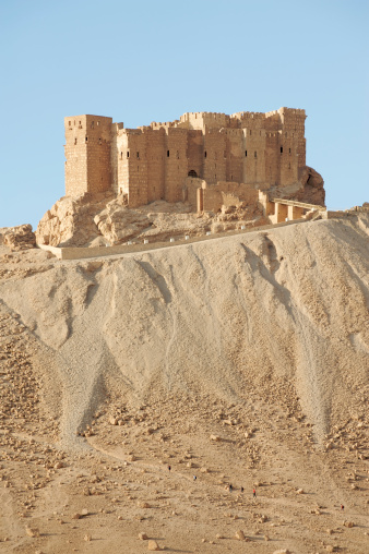 Colina del castillo de palmira Siria photo