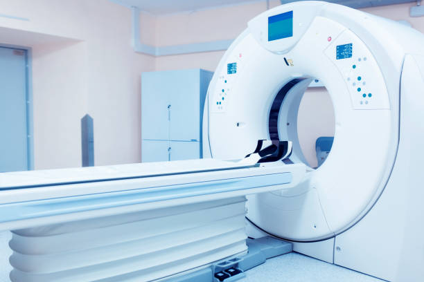 istock CT (Computed tomography) scanner in hospital laboratory. 1144500031