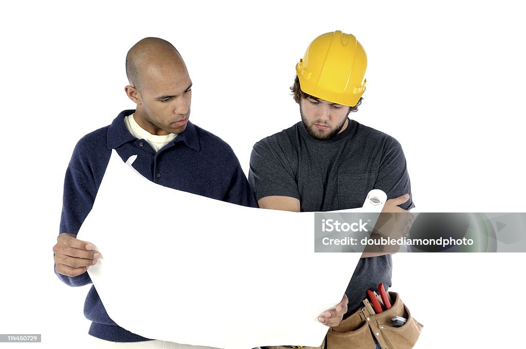 Reviewing The Plans  Adult Stock Photo