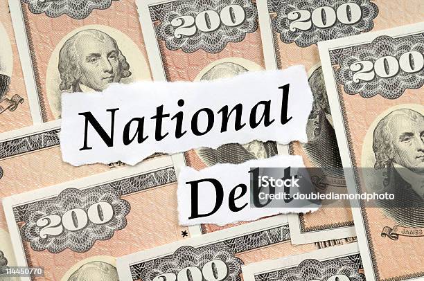 Enlaces De La Deuda Nacional Foto de stock y más banco de imágenes de 200 - 200, Ahorros, Bono - Accesorio financiero