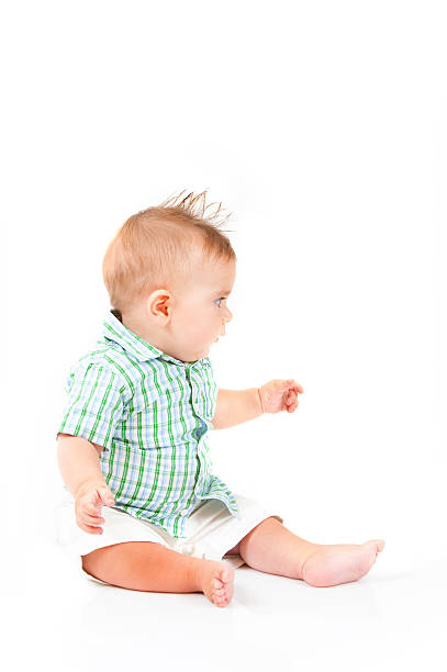 istock Smiling baby portrait. 114451176