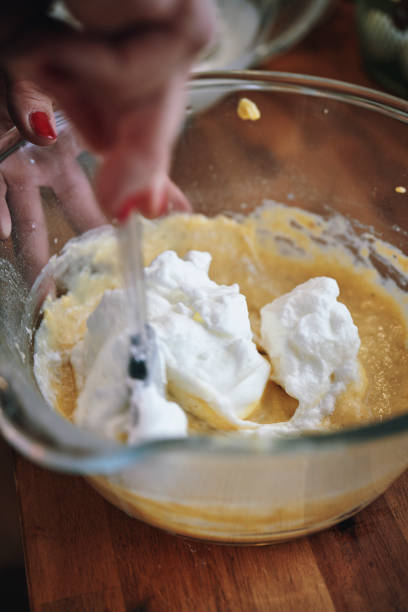 istock Preparing Mango Banana Souffle in Domestic Kitchen 1144523173