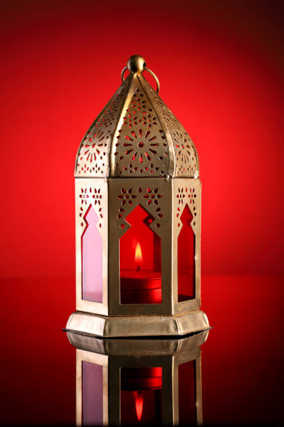 istock Gold and Red Islamic Lantern for Ramadan / Eid Celebrations 1144524472