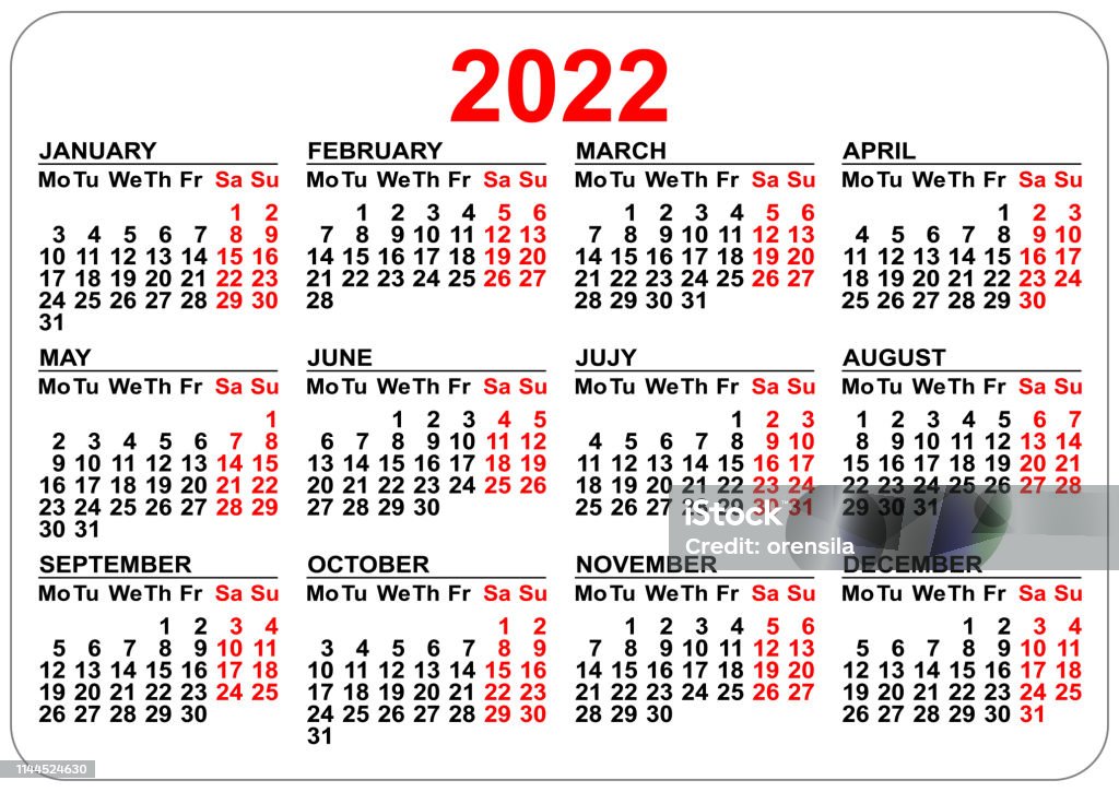 Lịch Bỏ Túi Office 2022 Năm Mẫu Định Hướng Ngang Hình minh họa Sẵn có - Tải  xuống Hình ảnh Ngay bây giờ - Tháng một, Lịch, Ban ngày - iStock