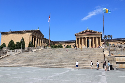 People visit Philadelphia Museum of Art. As of 2012 Philadelphia is the 5th most populous city in the US with 1,547,607 citizens.