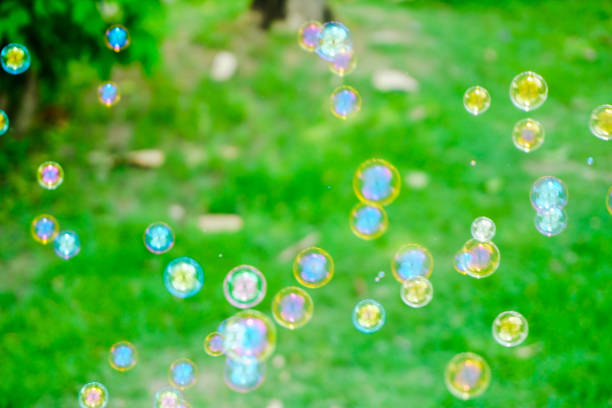 istock Beautiful colorful nature soap bubbles texture background and wallpaper 1144530278
