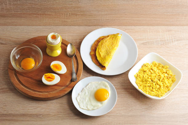 istock Different ways of cooking dishes from chicken eggs. 1144535016