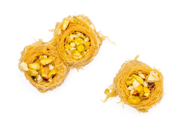 istock Lebanese baklava nest isolated on white 1144537401