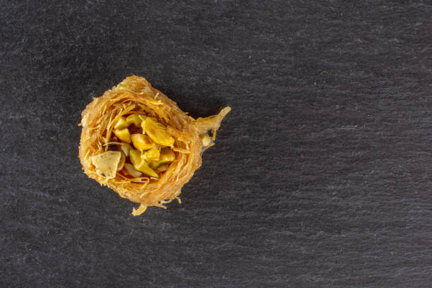istock Lebanese baklava nest on grey stone 1144537416