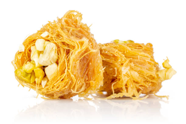 istock Lebanese baklava nest isolated on white 1144537442