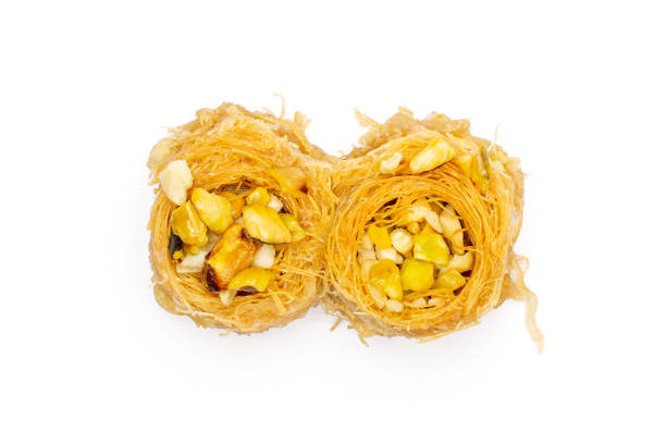 istock Lebanese baklava nest isolated on white 1144537461