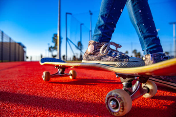 istock Closeup of a Skateboard 1144539623