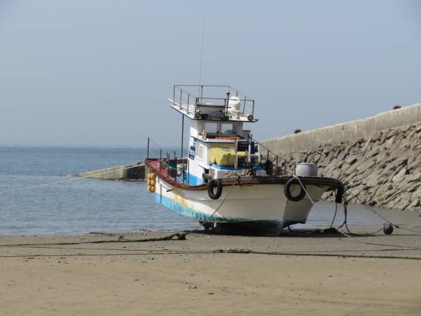 istock Boats at Low Tide 1144542403