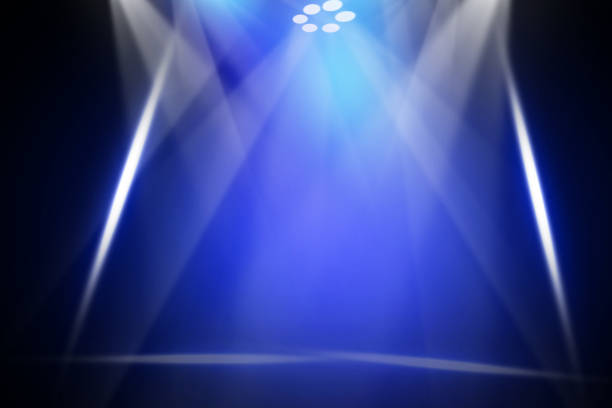 istock The concert on stage background with flood lights 1144542566