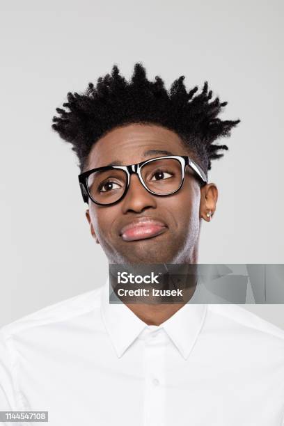 Disappointed Afro American Businessman Stock Photo - Download Image Now - Cut Out, Professional Occupation, 20-29 Years